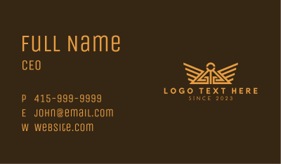 Golden Temple Wings Business Card