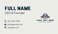 American Flag Nation Business Card Design