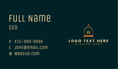 Home Builder Tools Business Card Image Preview