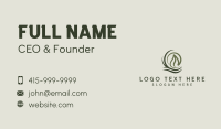 Nature Leaf Grass Business Card Preview