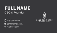 Skull Smoke Cigarette Business Card Image Preview