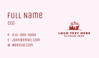 Strawberry Cake Pastry Business Card Image Preview