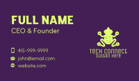 Digital Green Frog Business Card Image Preview