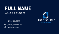 Tech Consultant Letter O Business Card Image Preview