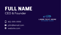 Fast Roadster Garage Business Card Image Preview