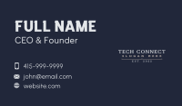 Professional Elegant Wordmark Business Card Design