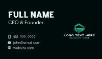 Cyber Gaming Letter G Business Card Design