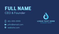 Water Droplet H2O Business Card Preview