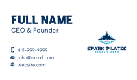 Marine Geometric Shark Business Card Image Preview