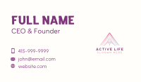 Tech Pyramid Creative Business Card Design