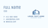Blue House Real Estate Business Card Image Preview