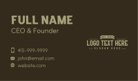 Classic Gothic Masculine Wordmark Business Card Image Preview