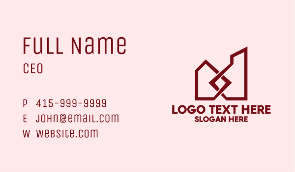 Modern Real Estate Business Card Design Image Preview
