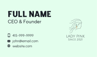 Lady Jewelry Earring  Business Card Image Preview