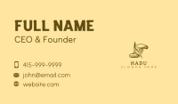 Feather Quill Document Business Card Image Preview