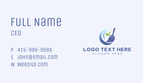 Eco Friendly Cleaning Products Business Card Design Image Preview