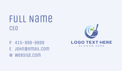 Eco Friendly Cleaning Products Business Card Image Preview