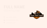 Loader Construction Machinery Business Card Preview