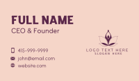 Lotus Wellness Spa Business Card Image Preview