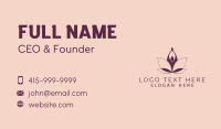 Lotus Wellness Spa Business Card Preview