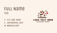 Playful Dog Puppy Business Card Image Preview