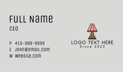 Classic Lampshade  Business Card Image Preview