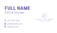 Floral Wellness Garden Business Card Image Preview