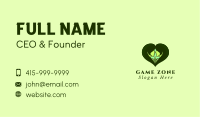 Leaf Woman Heart  Business Card Image Preview