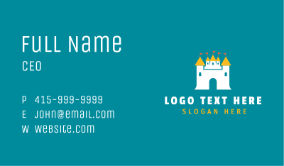 Toy Castle Nursery Business Card Image Preview