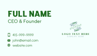 Floral Gardening Gloves Business Card Preview