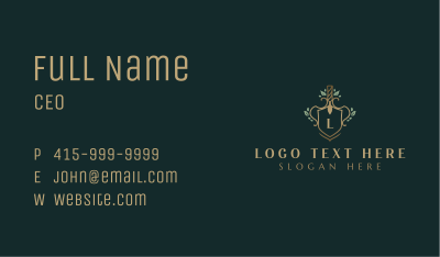 Elegant Trowel Landscaping Business Card Image Preview