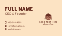 Sweet Chocolate Cake Business Card Image Preview