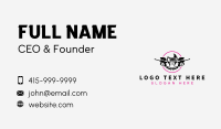 Paintball Mask Shooting Business Card Preview