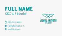 Green Wing Eye  Business Card Image Preview