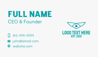 Green Wing Eye  Business Card Design