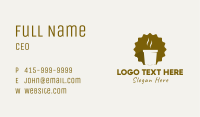 Brown Hot Coffee Cafe Business Card Image Preview