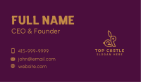 Golden Hare Advertising Business Card Image Preview