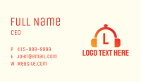 Culinary Headphones  Business Card Image Preview