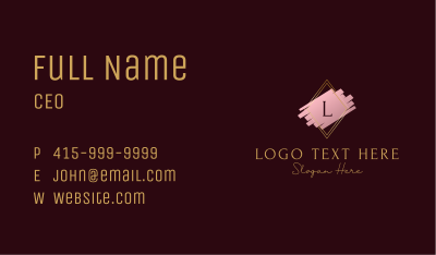 Premium Boutique Lettermark Business Card Image Preview