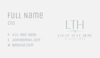 Luxury Generic Minimalist Letter Business Card Image Preview