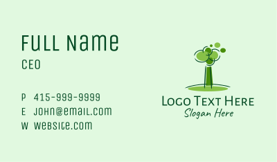 Green Tree Park  Business Card