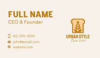 Wheat Bread Baker Business Card Design