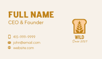 Wheat Bread Baker Business Card Image Preview