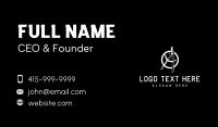 Architect Compass Drafting Business Card Preview