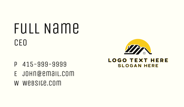 House Roof Repair Business Card Design Image Preview