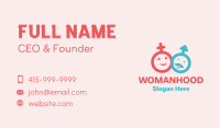 Woman & Man Cartoon Symbol Business Card Image Preview