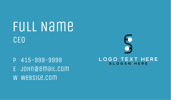 Letter S Light Bulbs Business Card Design Image Preview