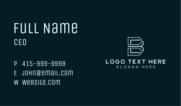 Professional Advertising Startup Business Card Design Image Preview