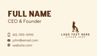 Dog Cat Veterinary Business Card Image Preview