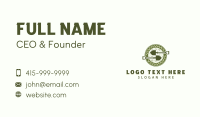 Leaf Shovel Gardening Business Card Image Preview